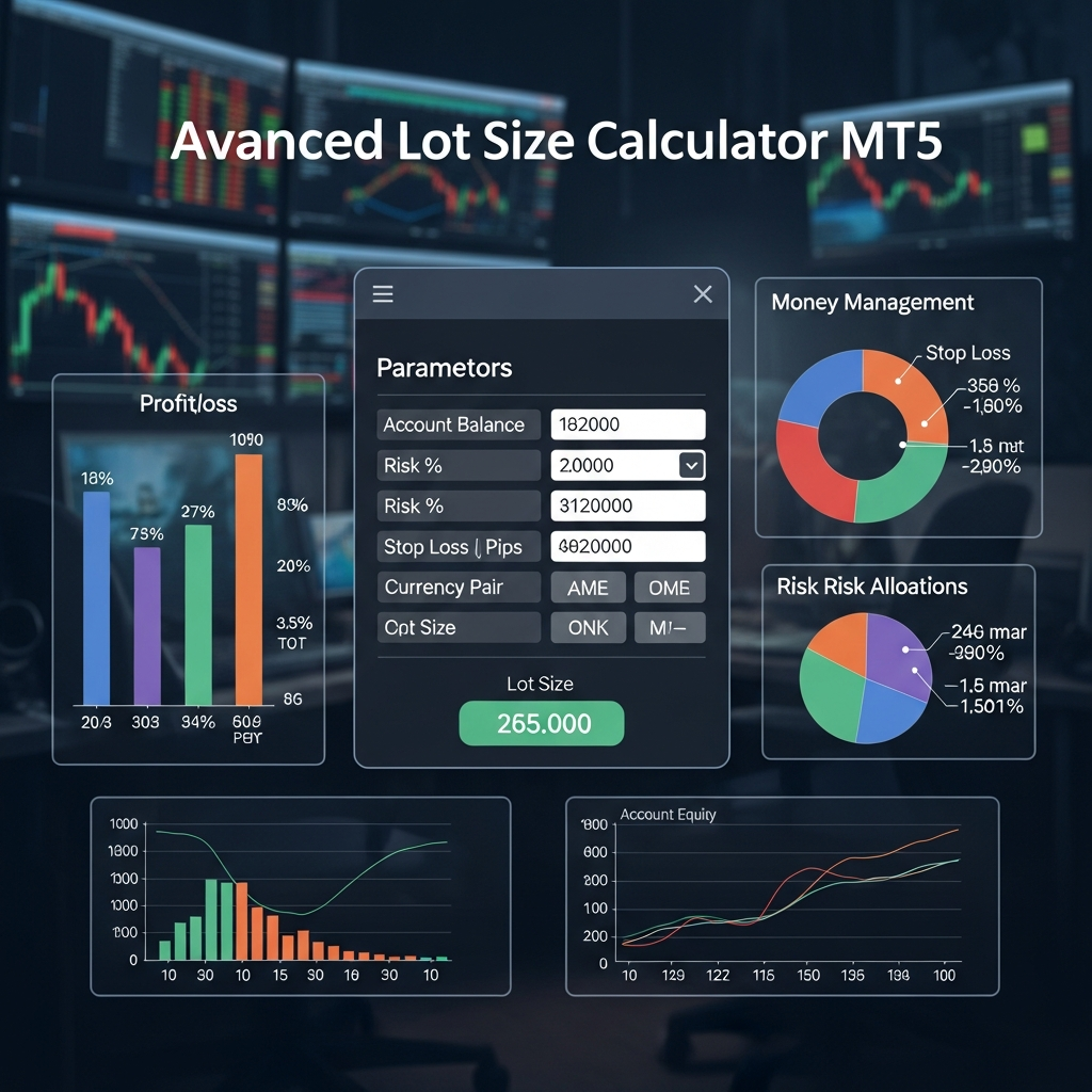 advanced lot size calculator MT5 advanced lot size calculator MT5 - Visual 1