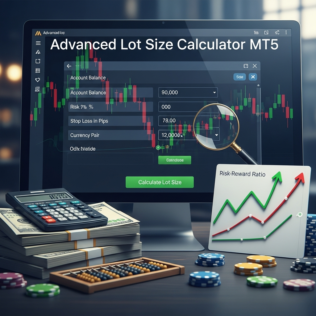 advanced lot size calculator MT5 advanced lot size calculator MT5 - Visual 2