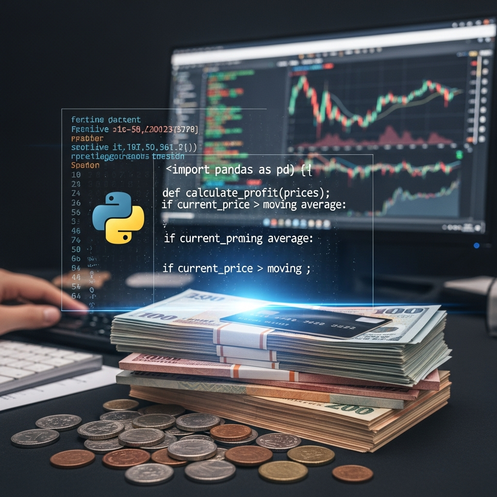 algorithmic money management python script - Visual 1