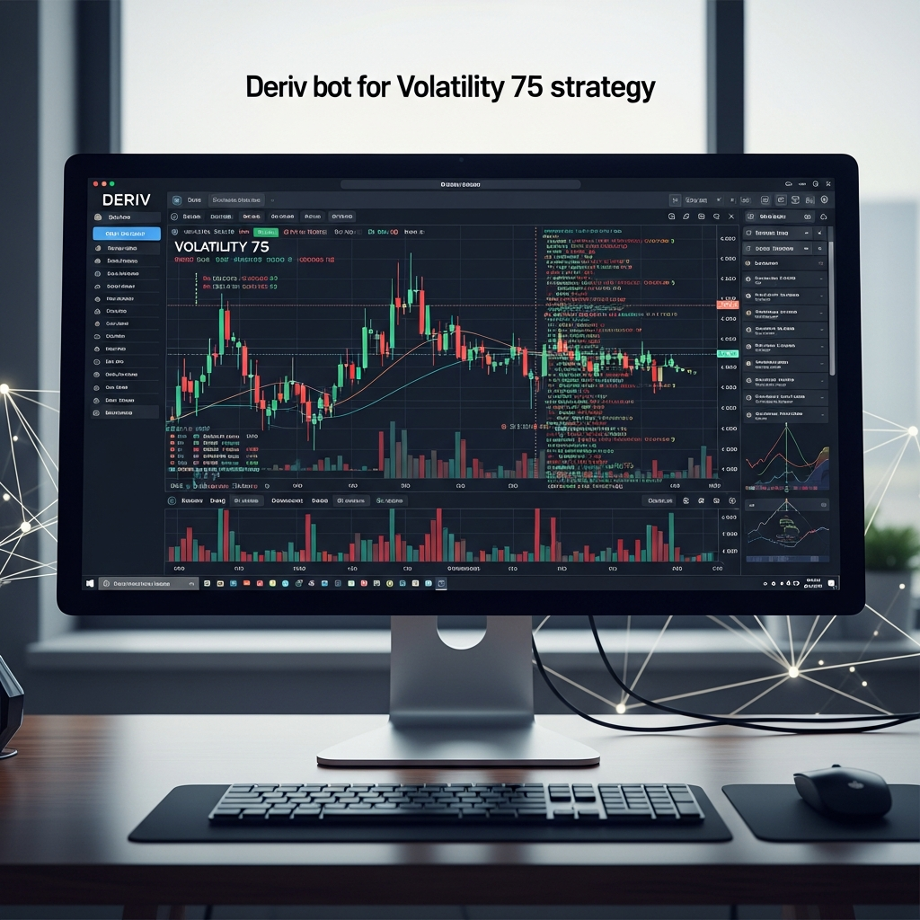 Deriv bot for Volatility 75 strategy - Visual 1