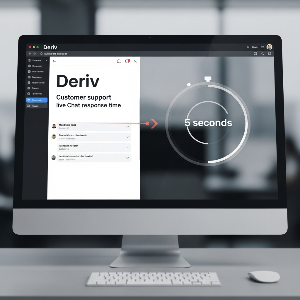 Deriv customer support live chat response time - Visual 1