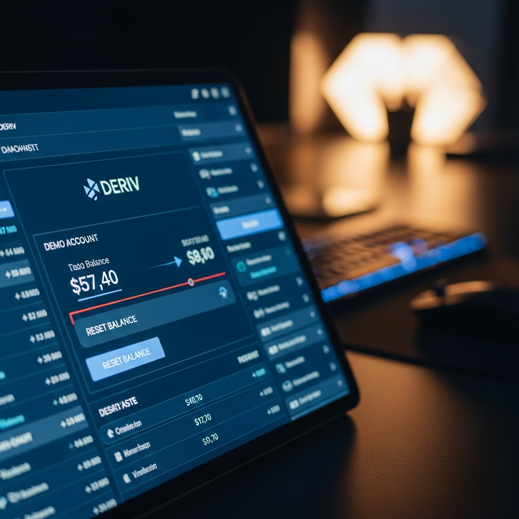 Deriv demo account balance reset - Visual 1