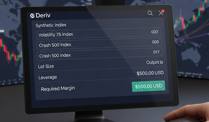Deriv synthetic indices margin calculator