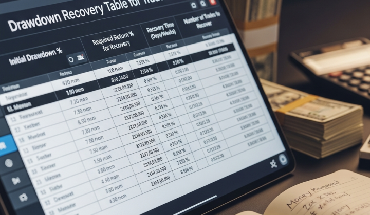 drawdown recovery table for traders