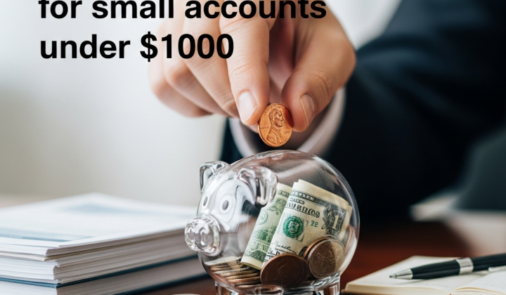 money management for small accounts under $1000