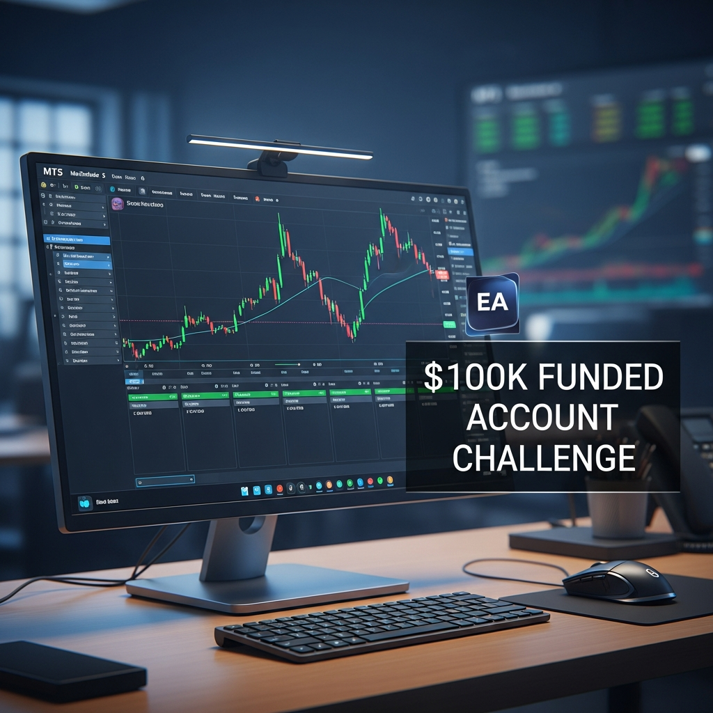mt5 ea for 100k funded account challenge - Visual 1