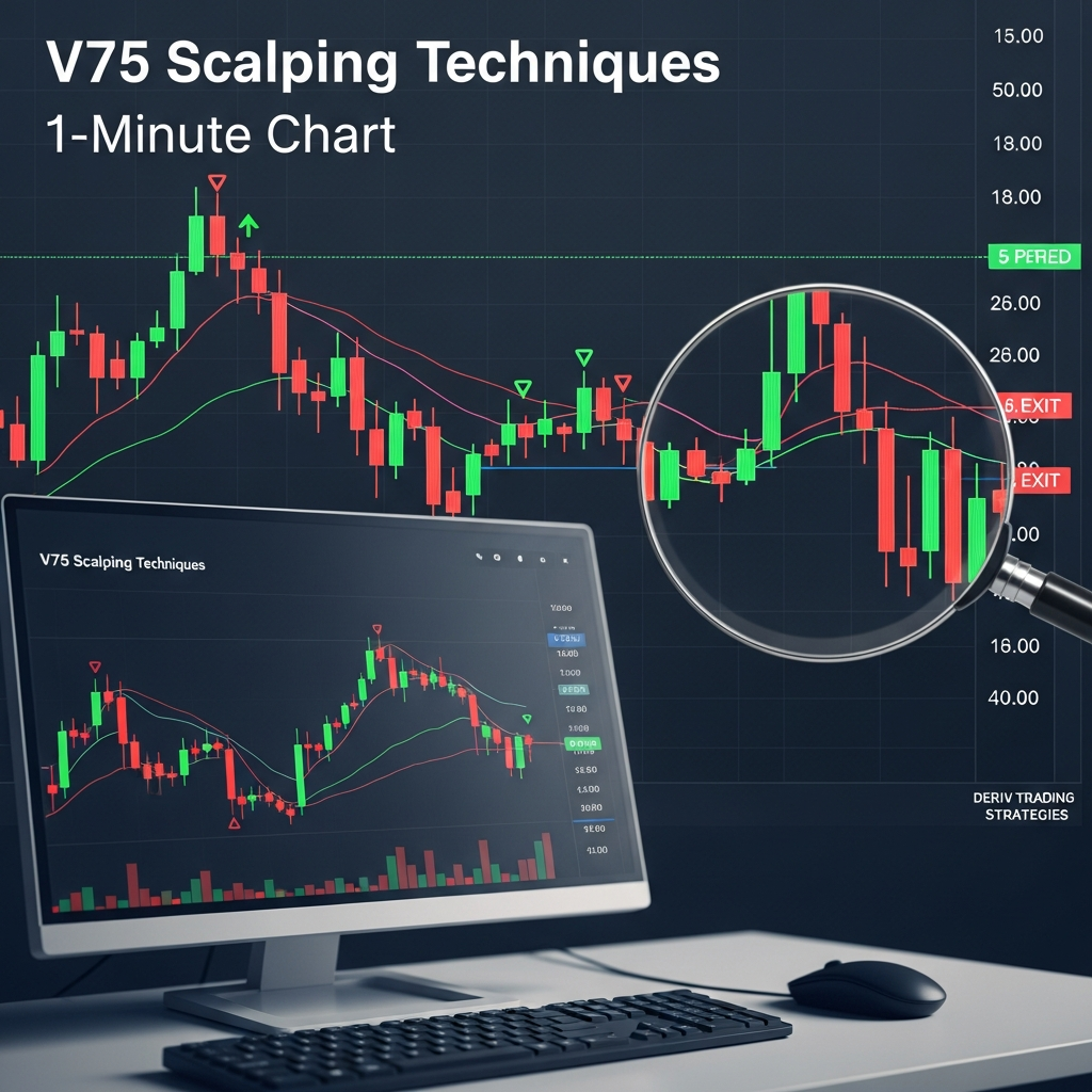 V75 scalping techniques 1-minute chart - Visual 1